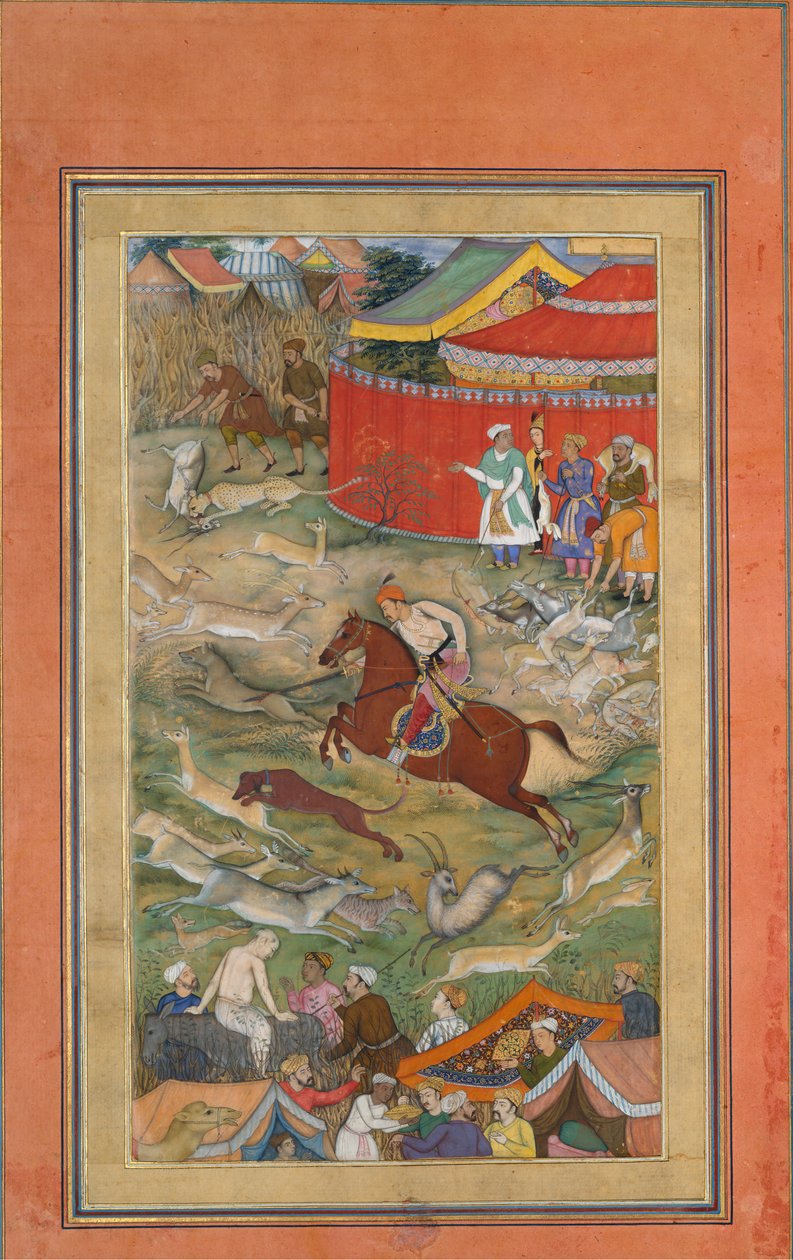 Hamid Bhakari Akbar Tarafından Cezalandırıldı, Bir Akbarnama