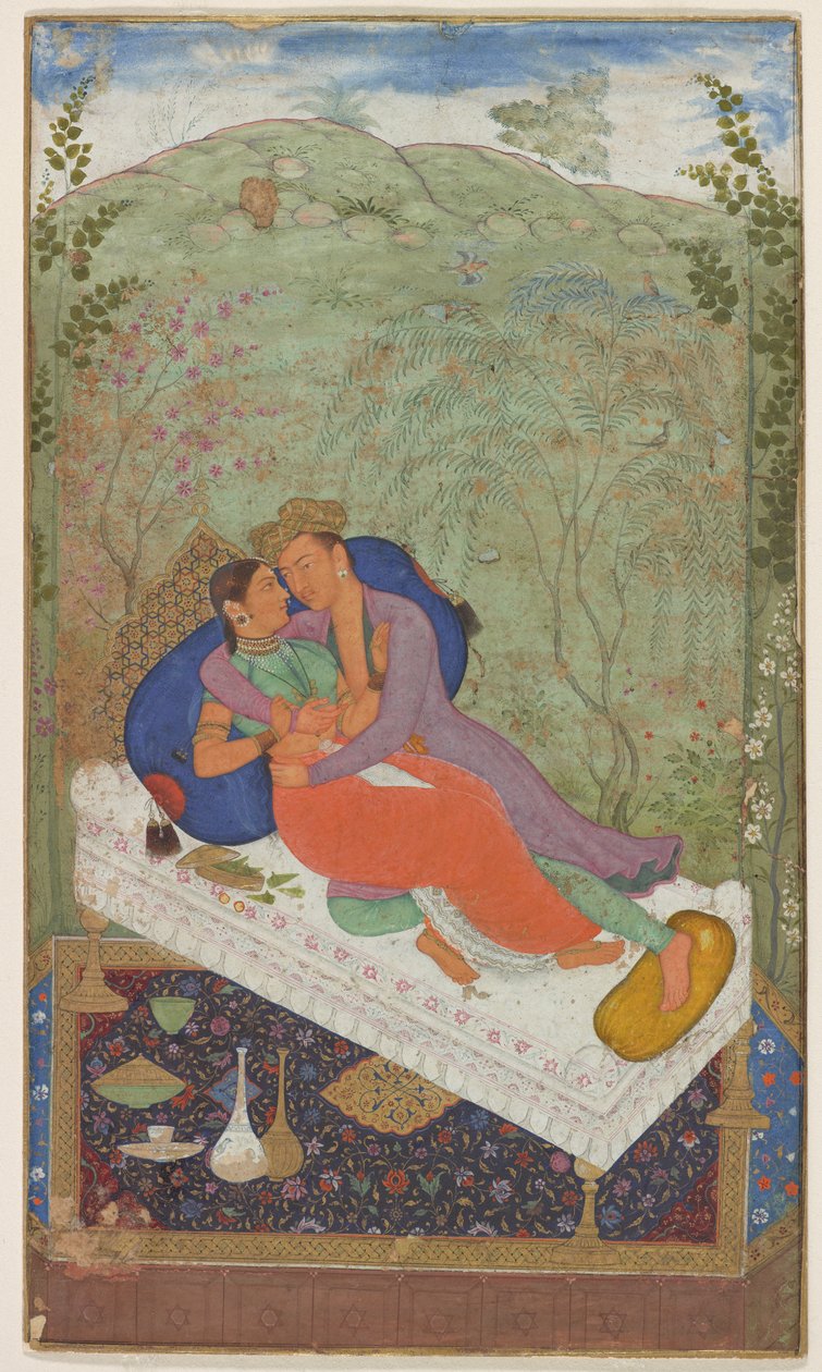 Sultan Murad ve eşi, yak. 1597. by Manohar