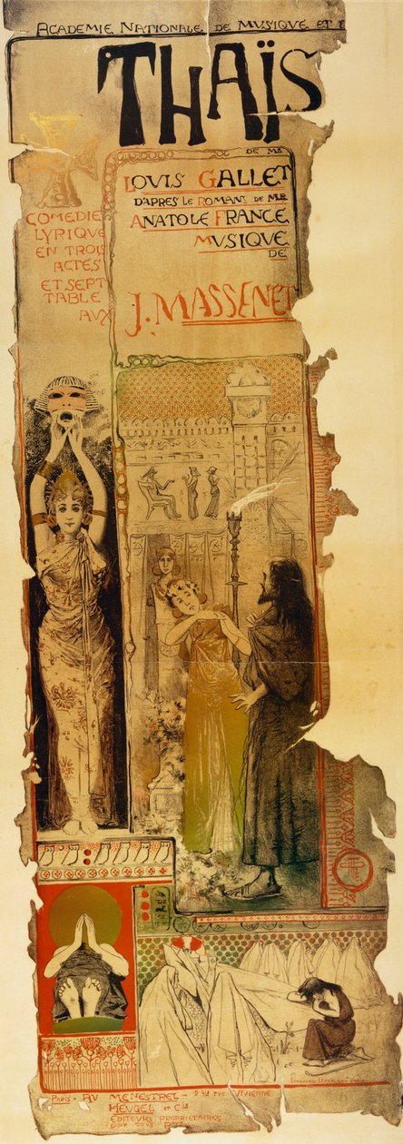 Thais, opera Jules Massenet by Manuel Orazi