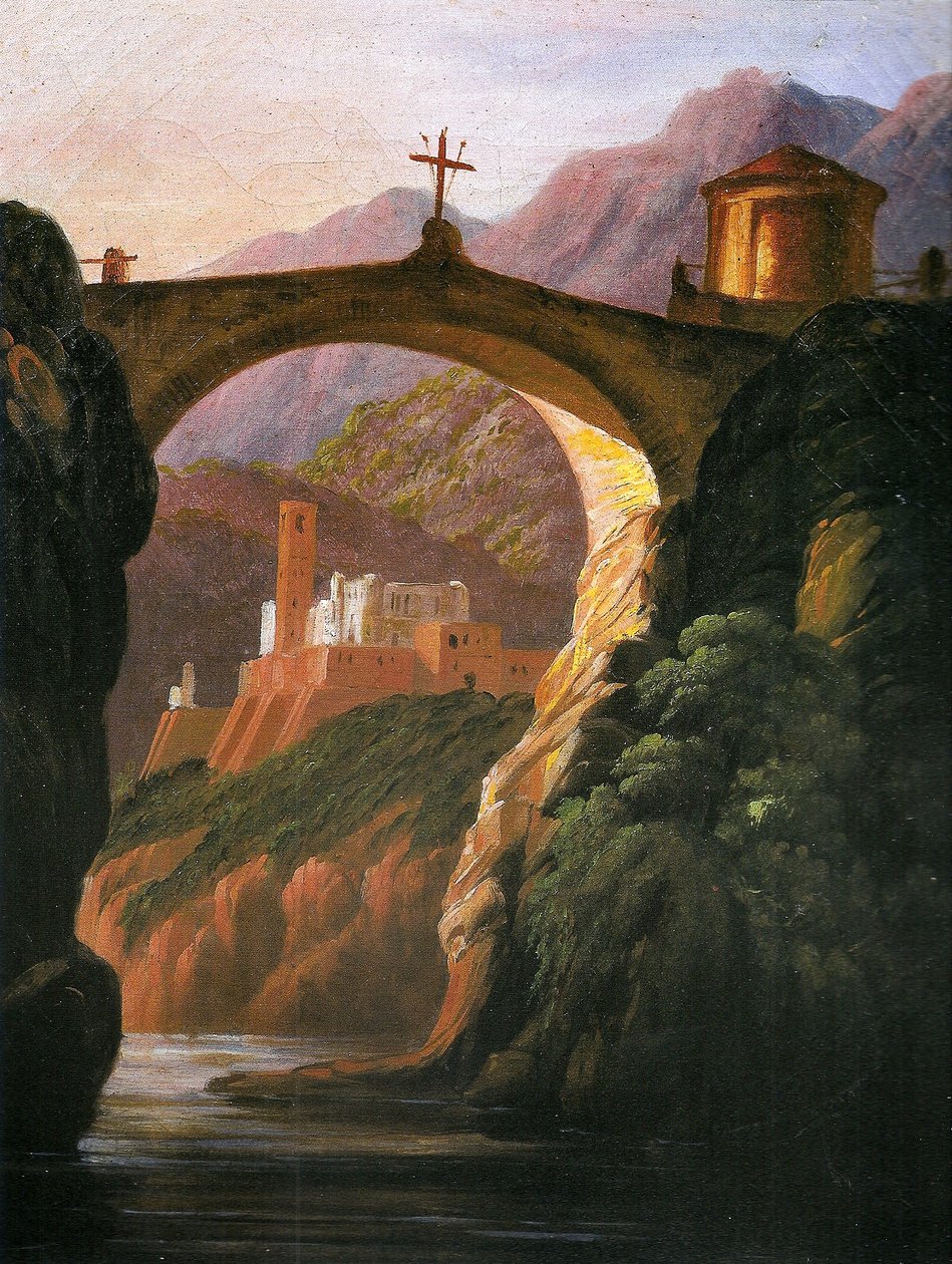 İtalyan manzarası by Manuel Araújo de Porto Alegre