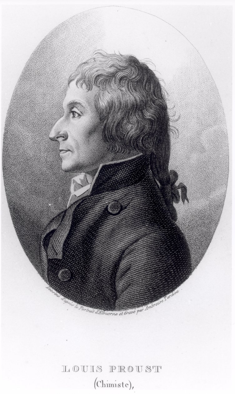 Ambroise Tardieu (1788-1841) tarafından oyulmuş Joseph Louis Proust (1754-1826) by Manuel Albuerne