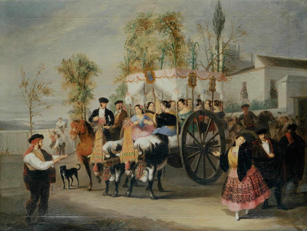 Bir Alayı (tuval üzerine yağlı boya) by Manuel Cabral y Aguado Bejarano