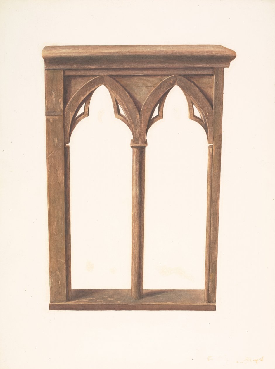 Altar Raylı Kapı, c. 1939. by Manuel G. Runyan
