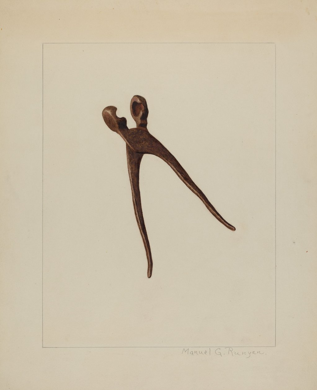 Mermi Kalıbı, c. 1938. by Manuel G. Runyan