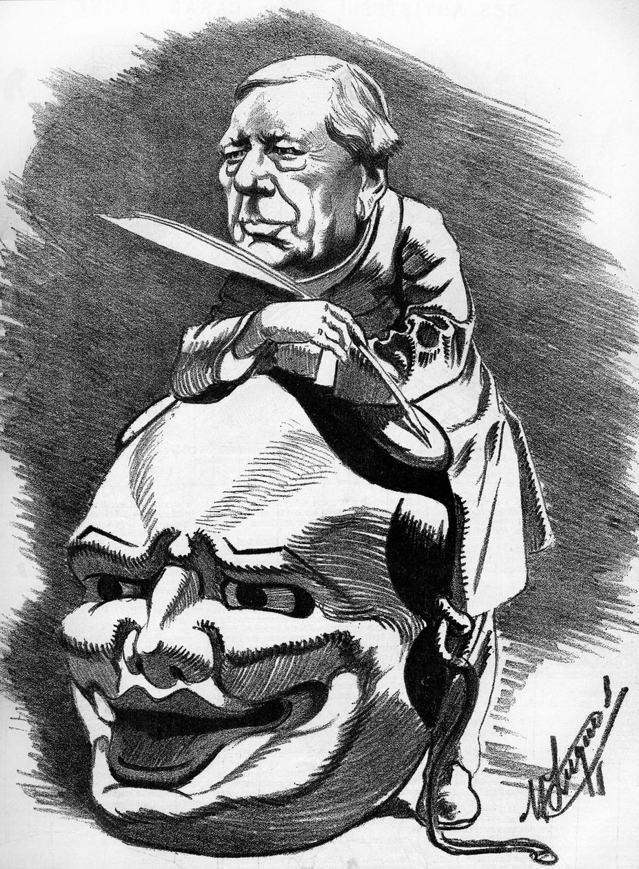 Eugene Labiche (1815-1888), Fransız oyun yazarı. Karikatürist Manuel Luque