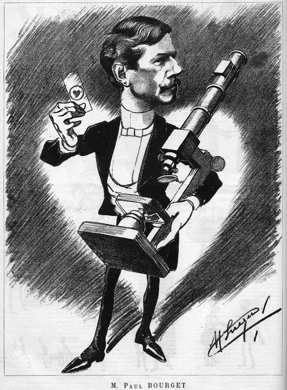 Paul BOURGET (1852-1935) Fransız yazar. by Manuel Luque