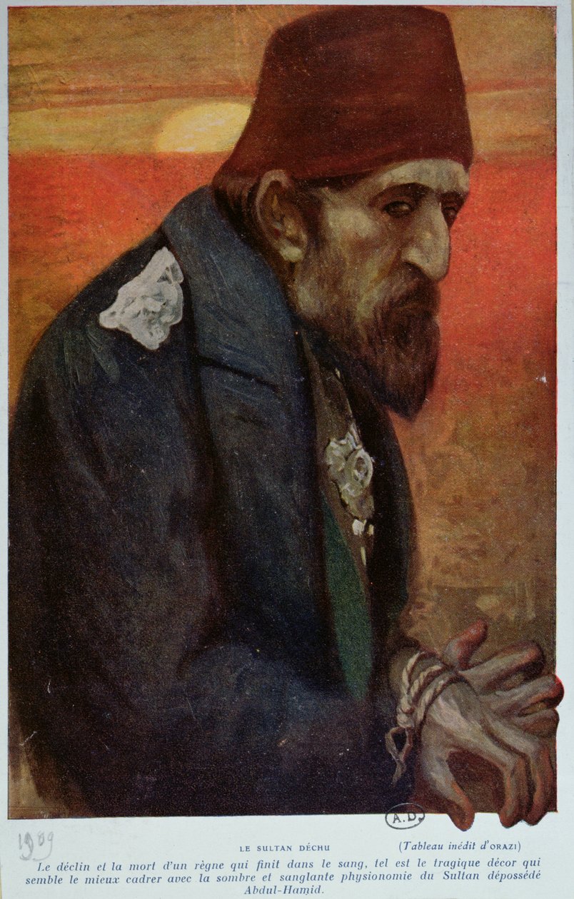Sultan I. Abdülhamid (1842-1918) 1909 by Manuel Orazi