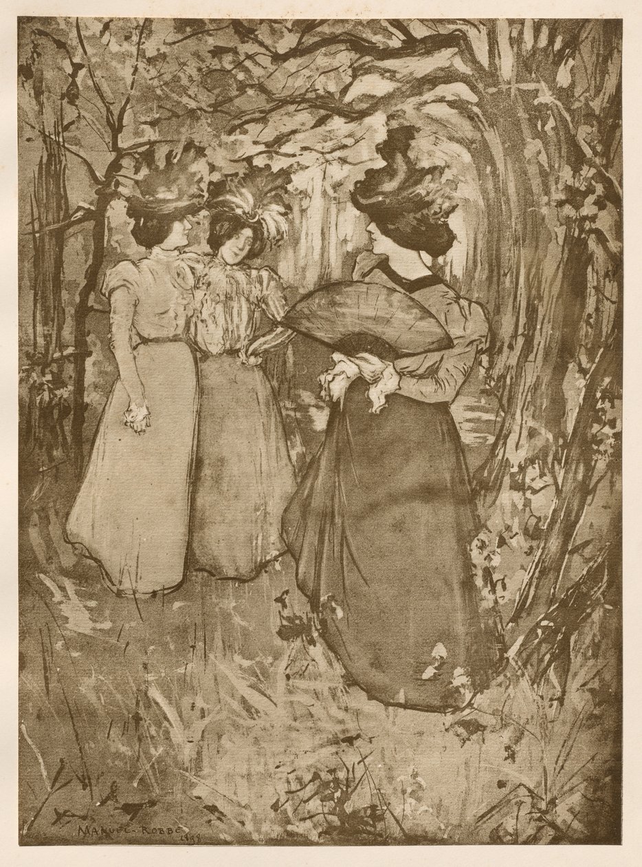 Menuet dAutomne, 1898. by Manuel Robbe