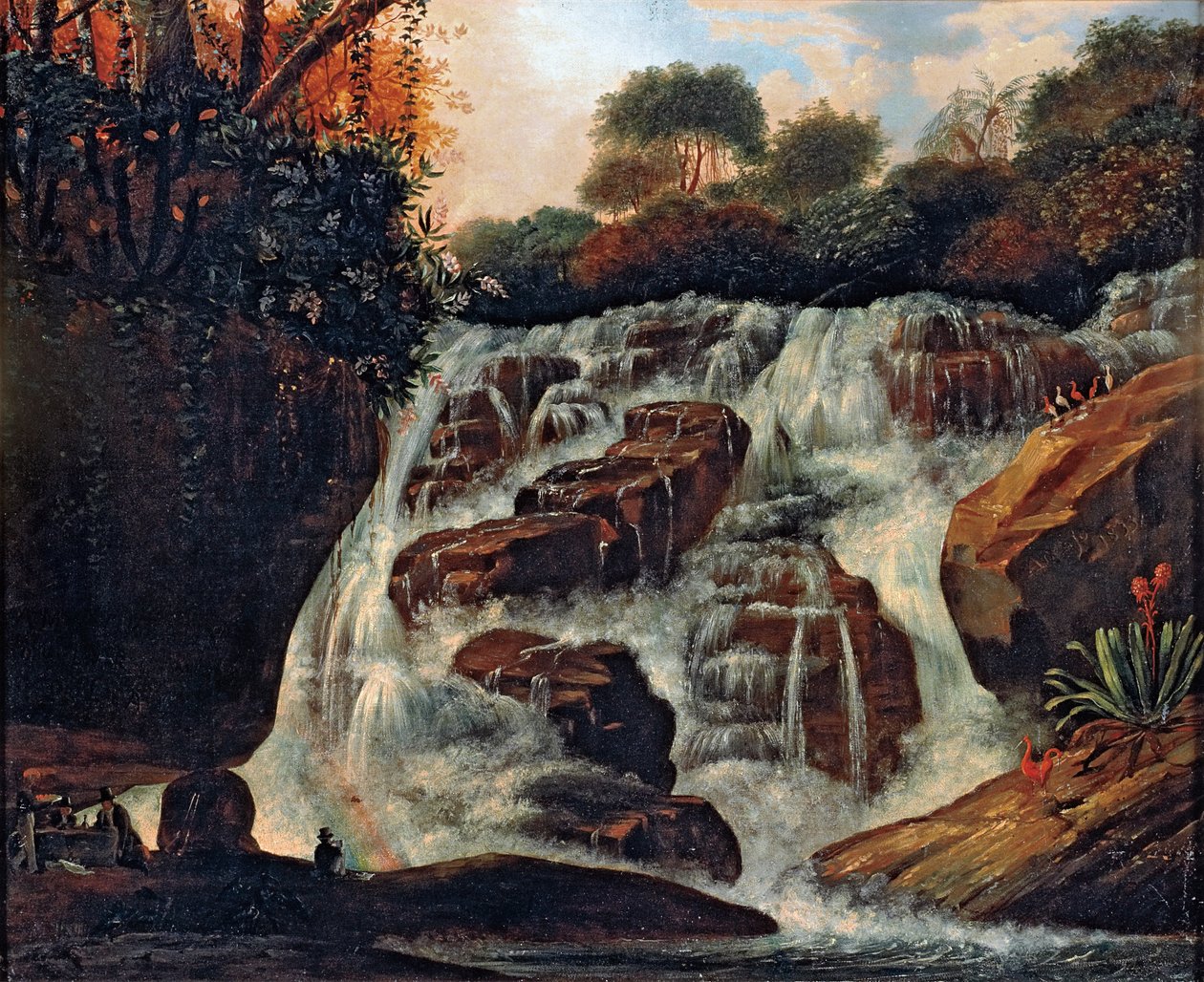 Büyük Tijuca Şelalesi by Manuel de Araújo Porto Alegre