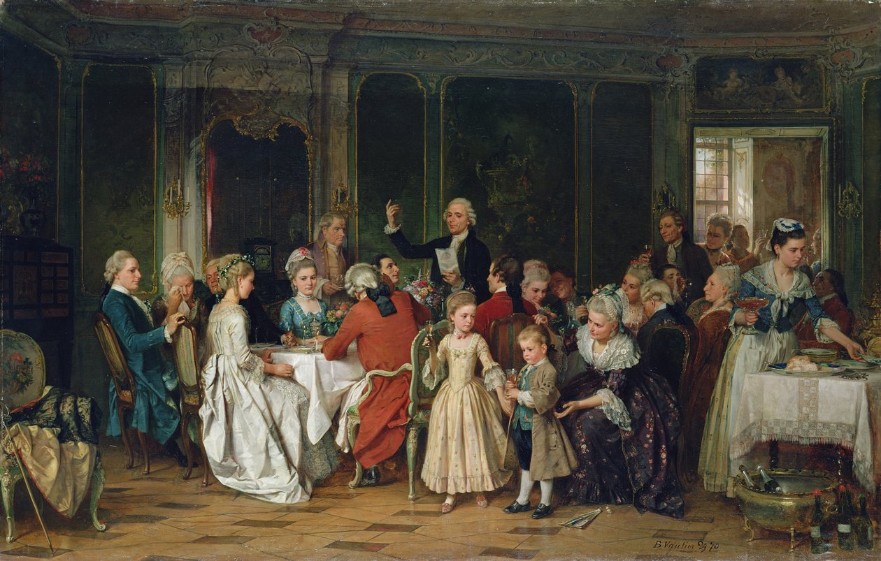 Geline Tost, 1870 by Marc Louis Benjamin Vautier