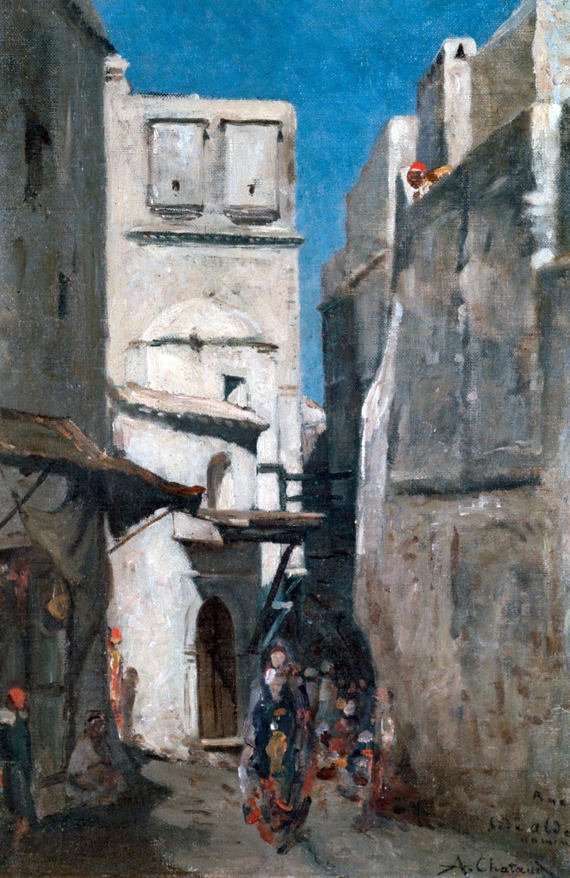 Cezayir'de Sokak, c1864-1892 by Marc Alfred Chataud
