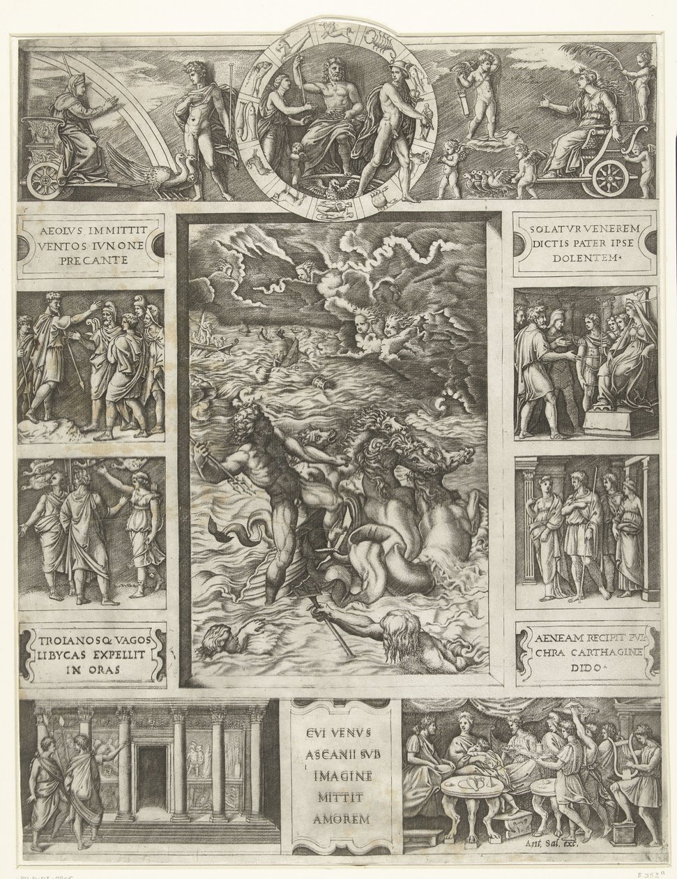 Jüpiter, destansı Aeneid