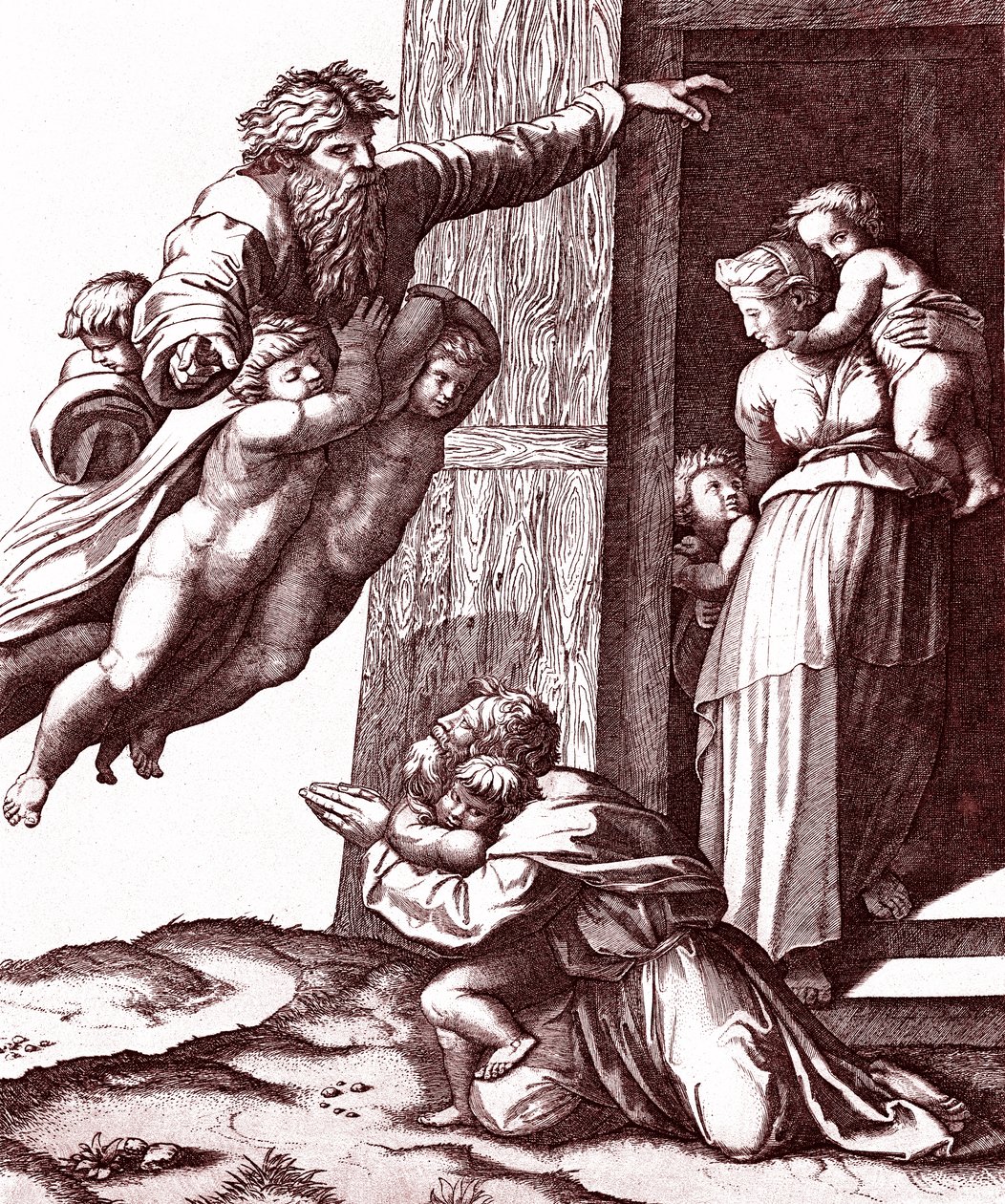 İbrahim'in mesleği by Marcantonio Raimondi