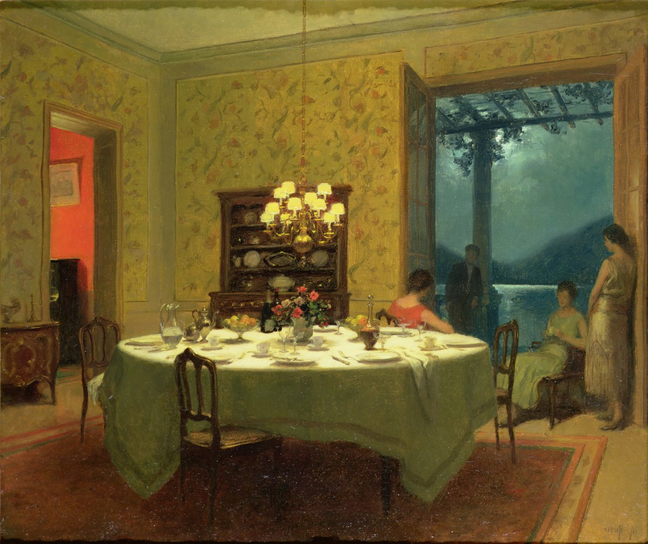 Çay masası ile iç by Marcel Rieder