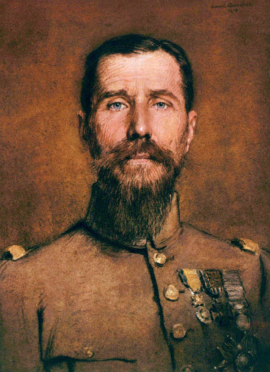 General Henri Gouraud (resim) by Marcel Andre Baschet
