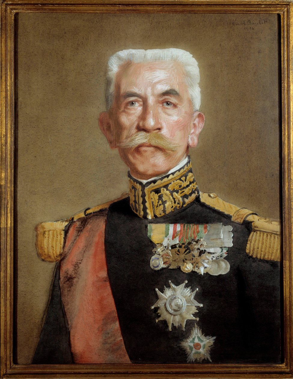 Hubert Lyautey, Fransa Mareşali (Louis-Hubert-Gonzalve Lyautey) portresi by Marcel Andre Baschet