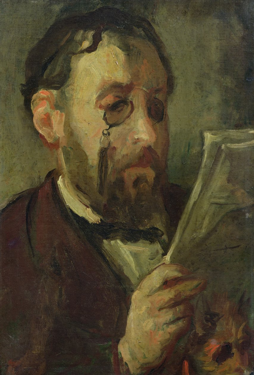 Edgar Degas (1834-1917) by Marcellin Gilbert Desboutin