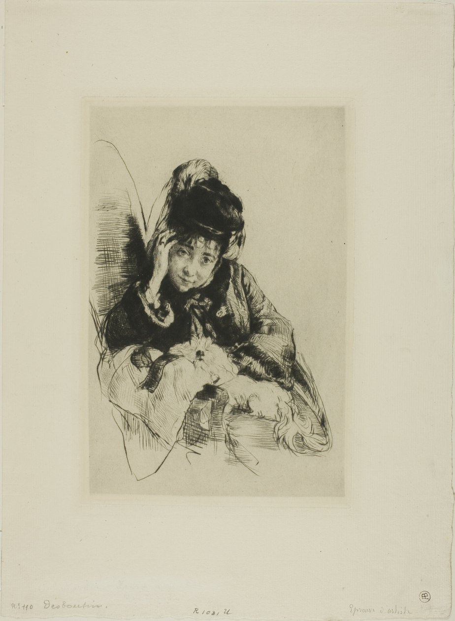 Mme. desboutin by Marcellin Gilbert Desboutin