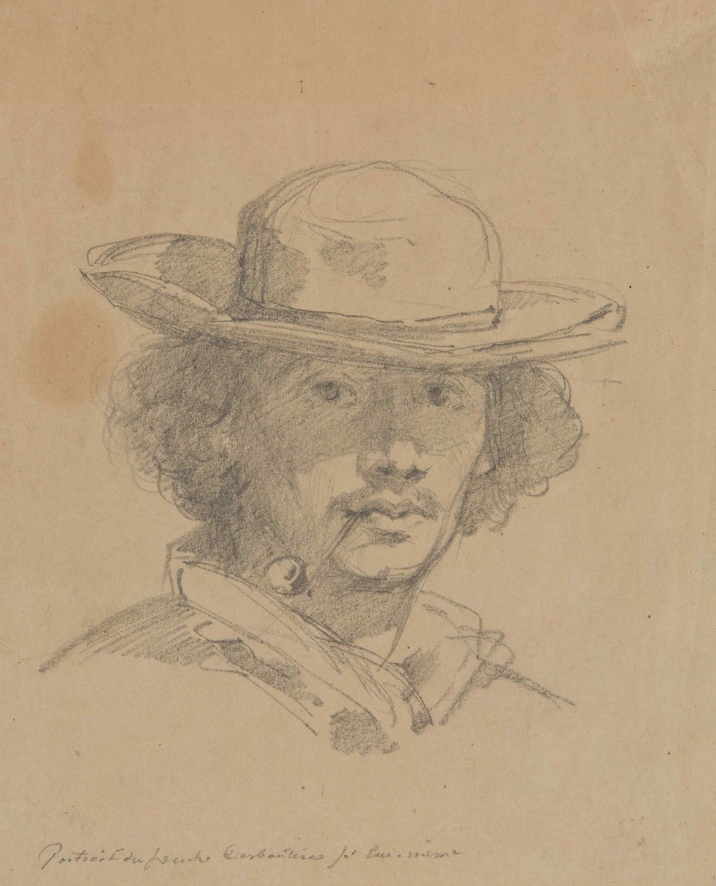 Otoportre. by Marcellin Gilbert Desboutin