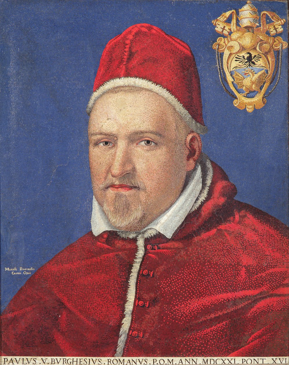 Papa Paul V (mozaik) by Marcello Provenzale