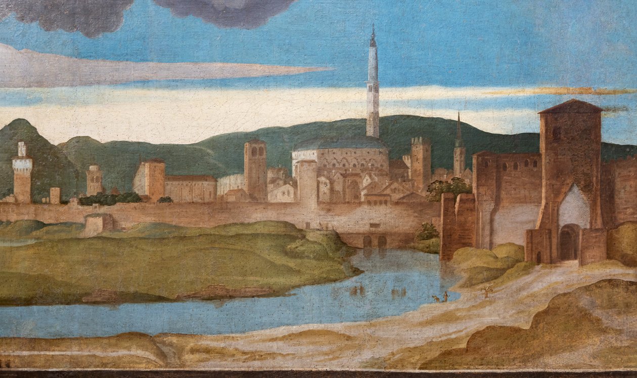 Vicenza şehrinin detayı by Marcello Fogolino