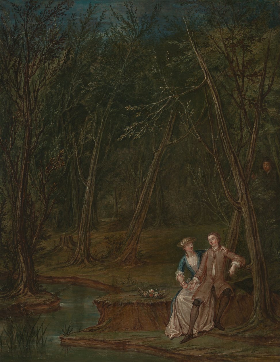 Bir glade içinde aşıklar by Marcellus Laroon the Younger