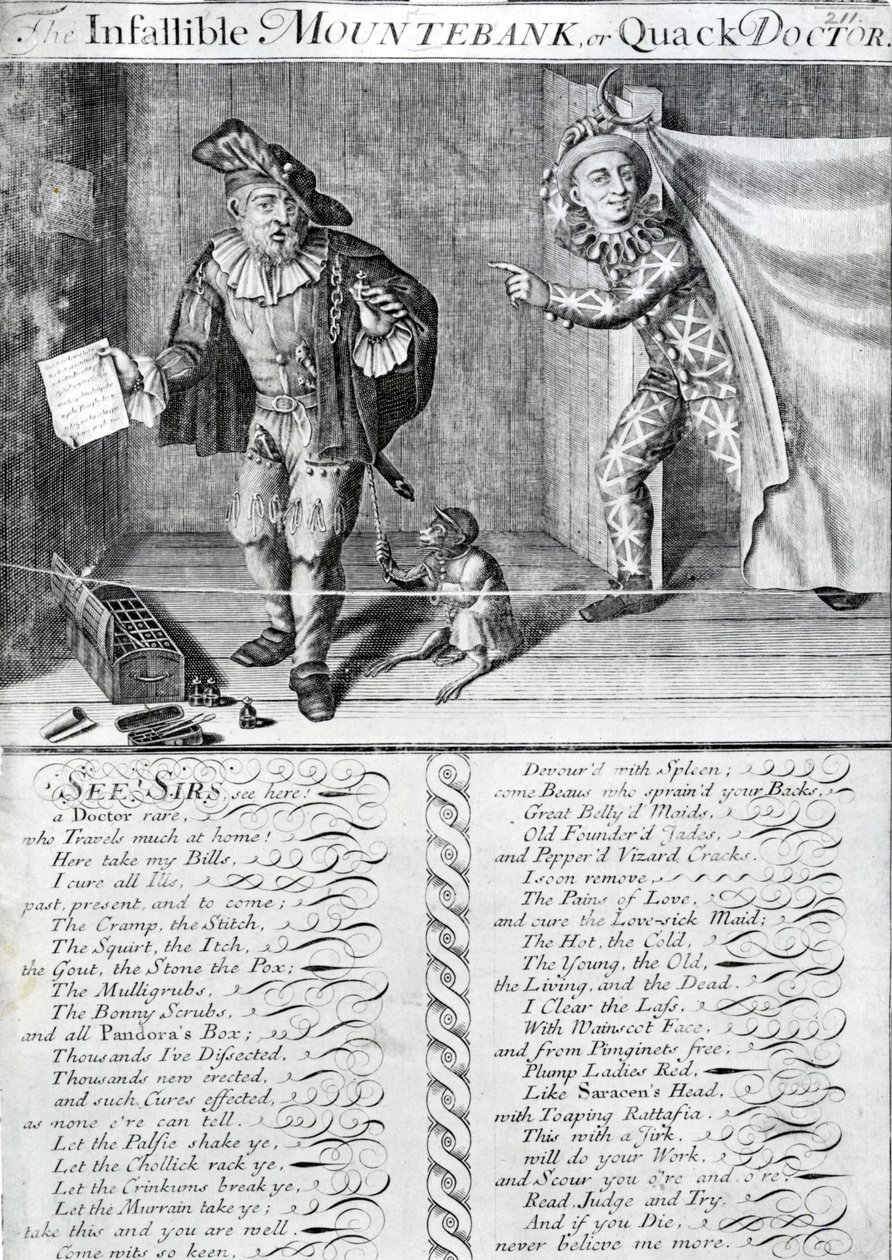 Yanılmaz Mountebank veya Quack Doctor, 1688-1705 by Marcellus the Elder Laroon