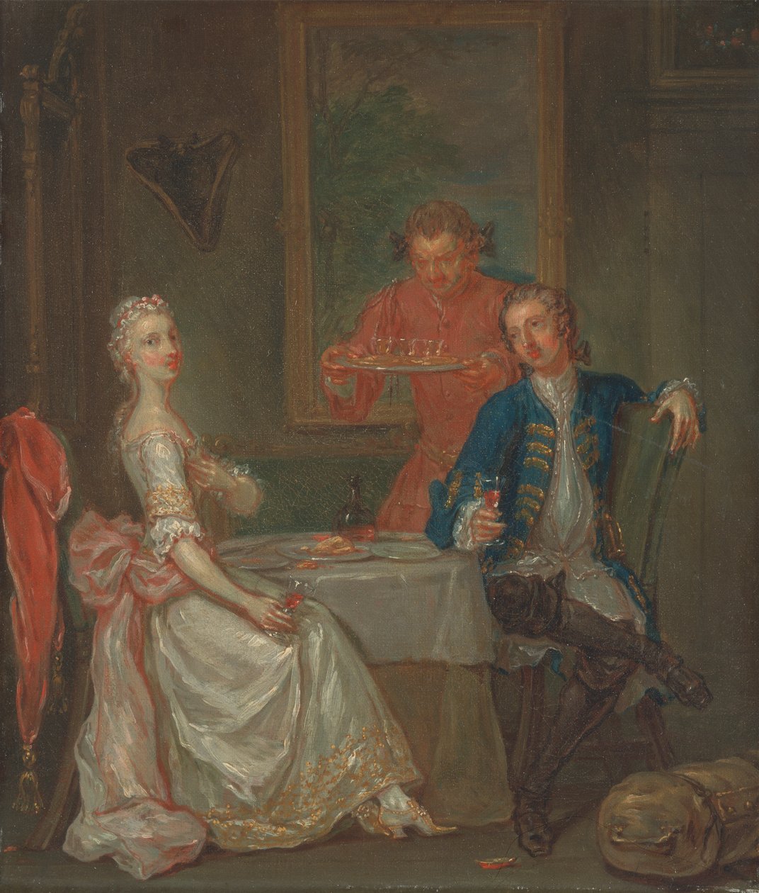 Akşam Yemeği Sohbeti by Marcellus Laroon the Younger