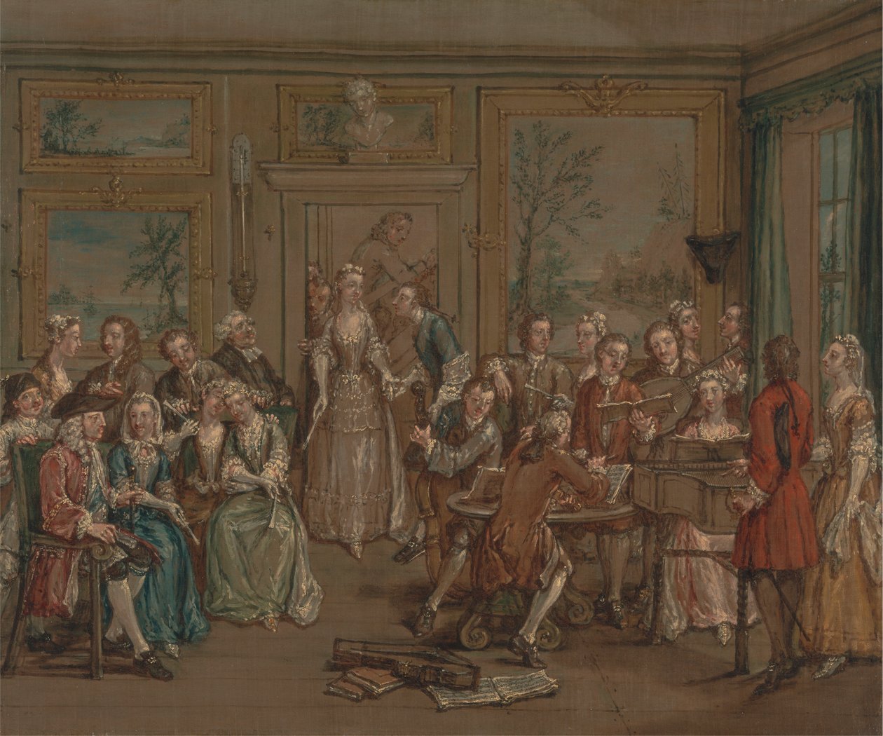 Müzikal Sohbet by Marcellus Laroon the Younger