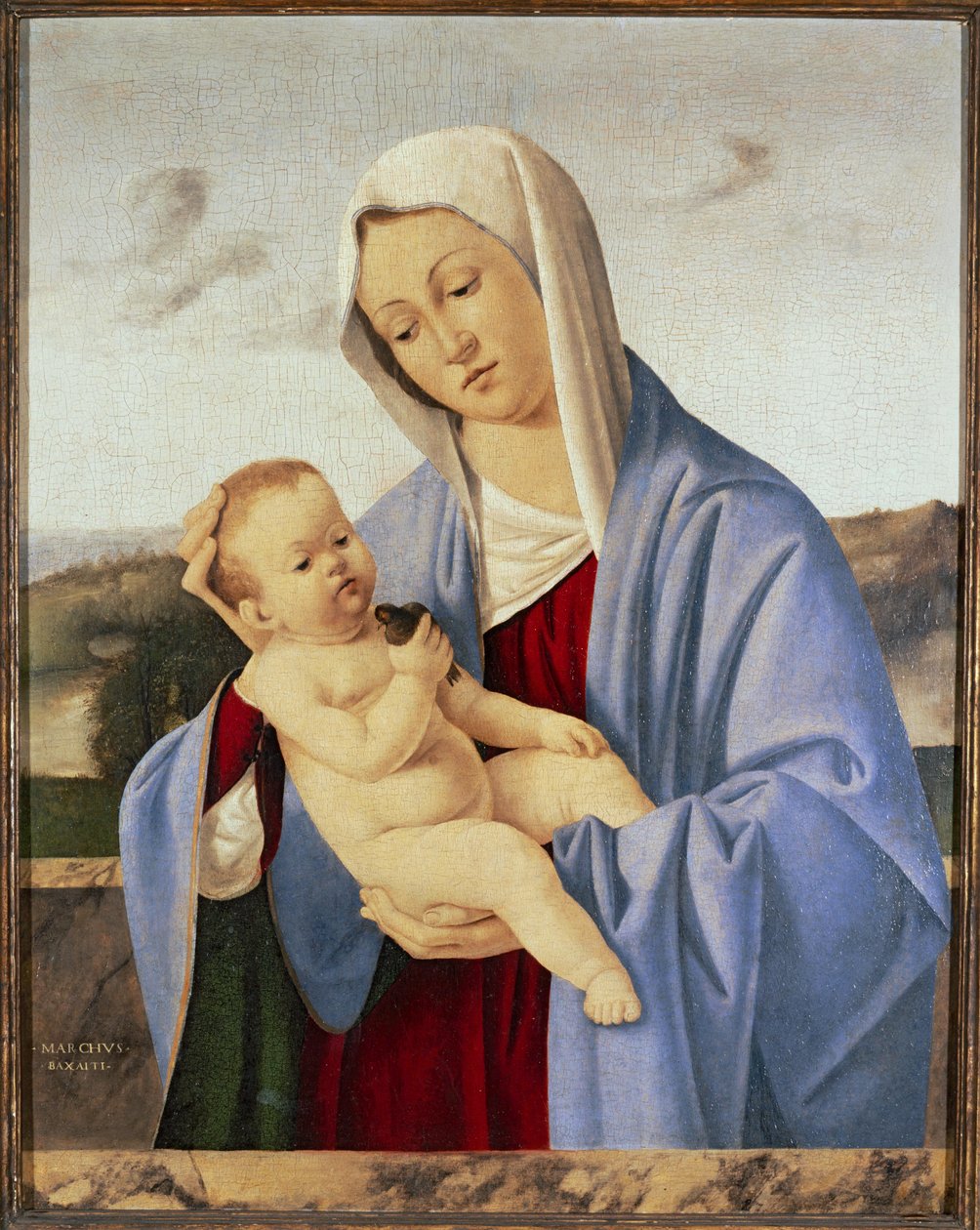 madonna ve çocuk by Marco Basaiti