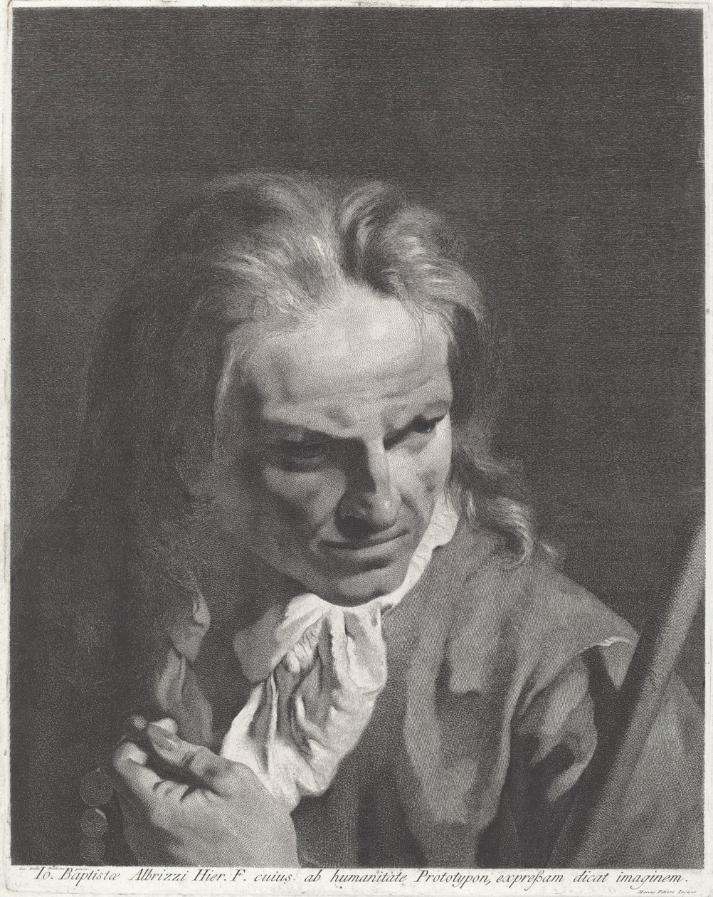 Tesbihli Bir Beyefendi Hacı by Marco Alvise Pitteri after Giovanni Battista Piazzetta