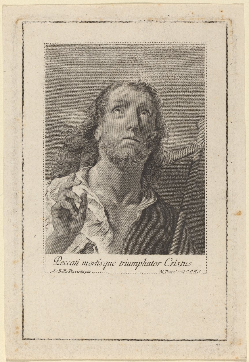 Mesih, Günahın ve Ölümün Zaferi by Marco Alvise Pitteri after Giovanni Battista Piazzetta