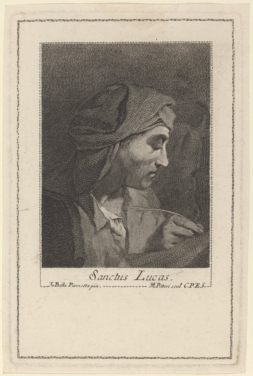 Aziz Luka by Marco Alvise Pitteri after Giovanni Battista Piazzetta