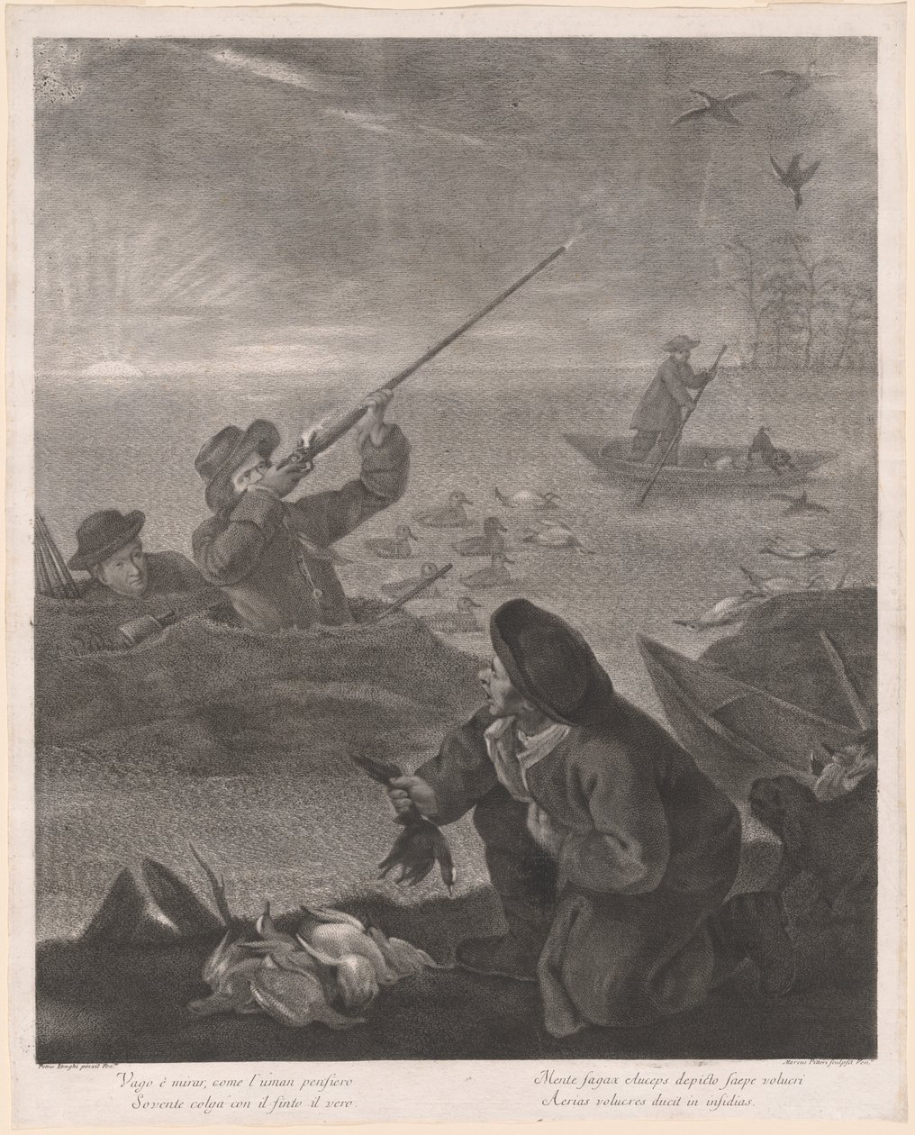 Belirsizlik, uman pensiero ile nişan almaktır... (Dizinden Atış) by Marco Alvise Pitteri after Pietro Longhi