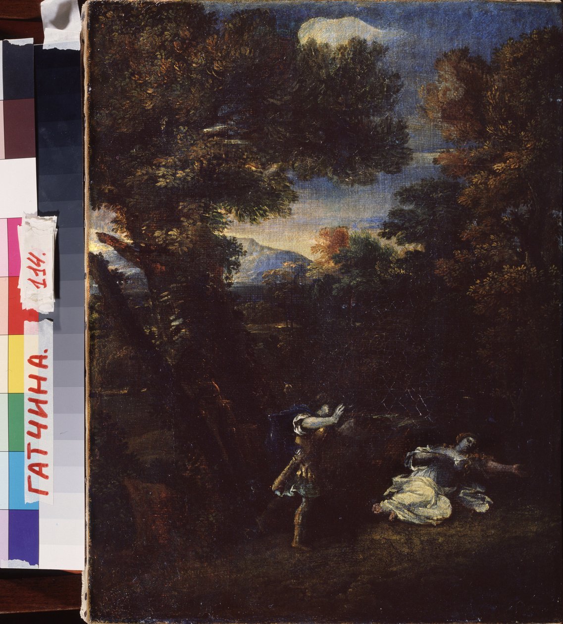 Cephalus ve Procris (Cephalus ve Procris). Peinture de Marcantonio Franceschini (1648-1729), huile sur toile. Sanat italyanca (Bologne) by Marcantonio Franceschini