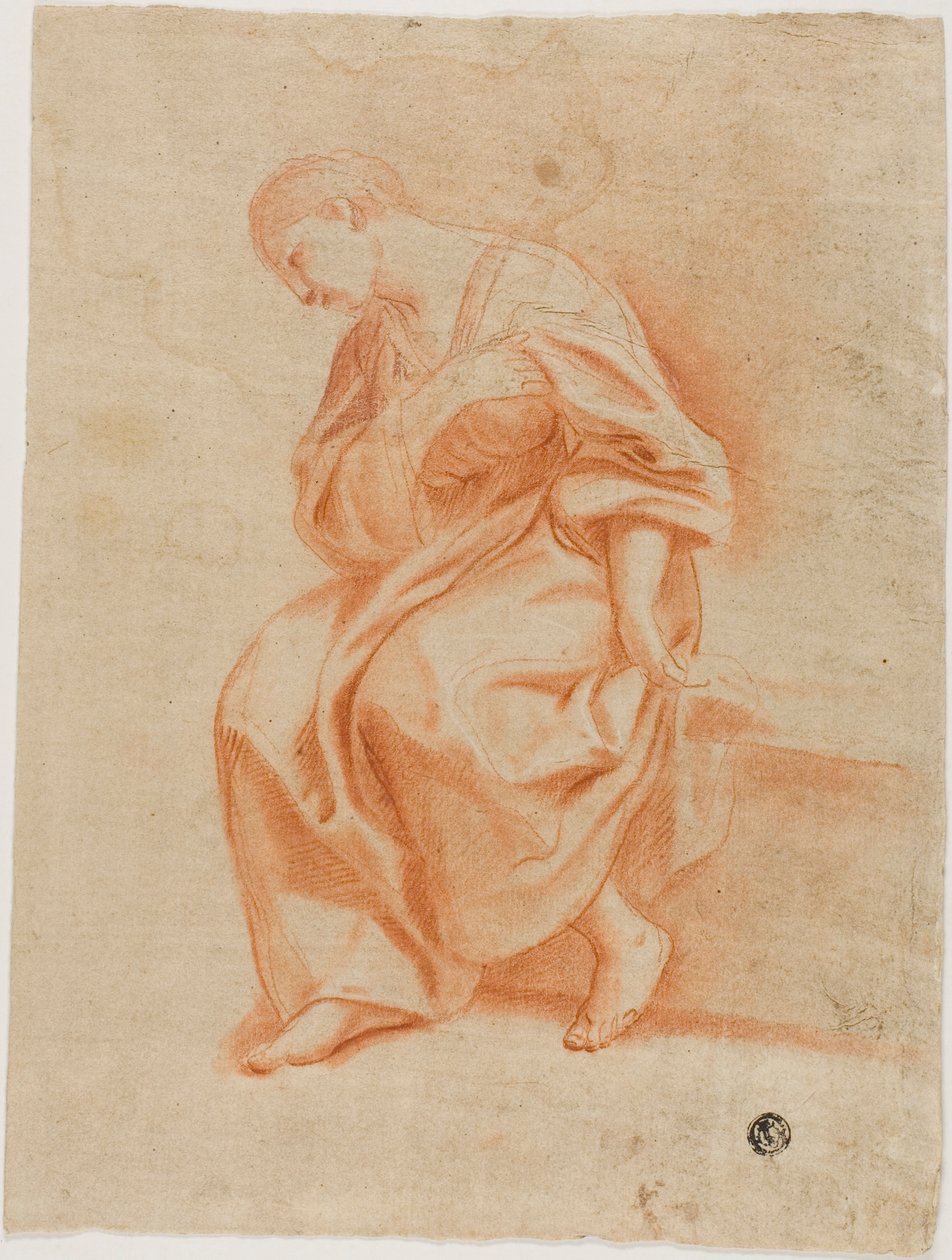 Profilde Oturan Kadın by Marcantonio Franceschini