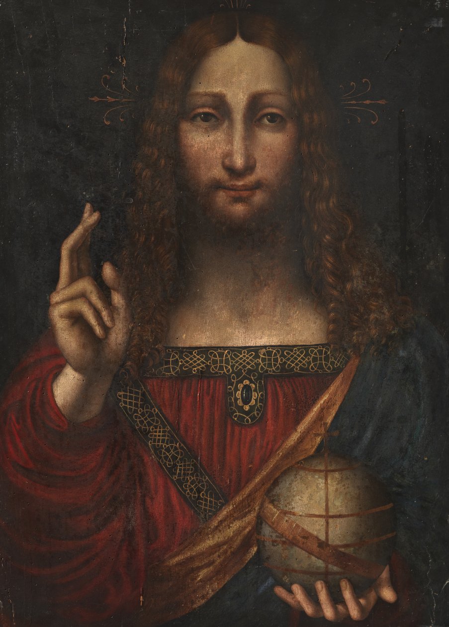 Salvator Mundi, c.1510-25 by Marco d Oggiono