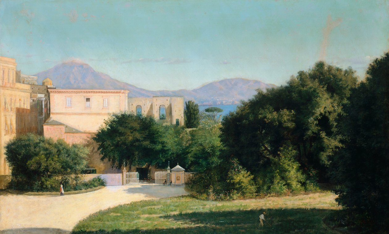 Capodimonte ormanlarında Porta Grande, Marco De Gregorio (1829-1876) by Marco di Gregorio