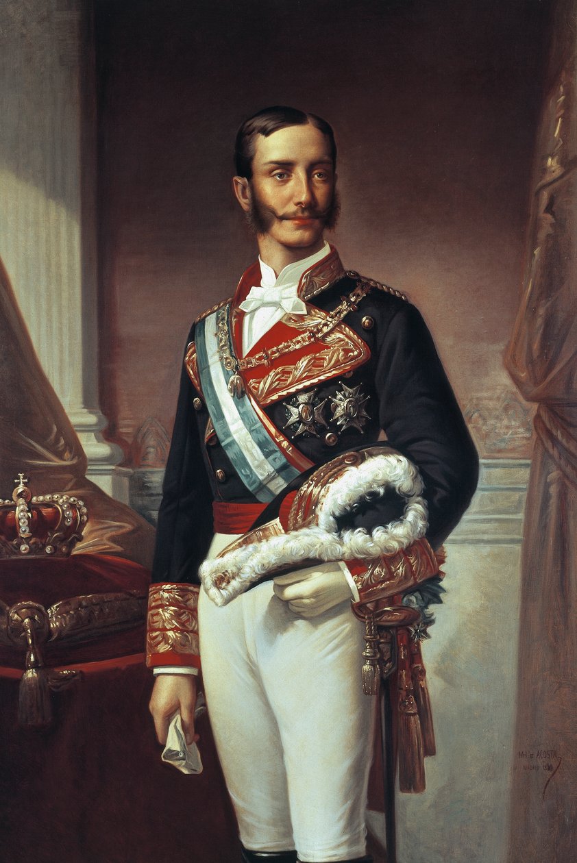 Alfonso XII'nin Portresi (Madrid by Marcos Giraldez de Acosta