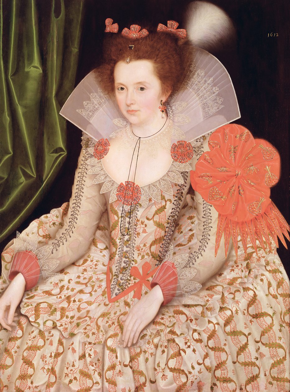 Princess Elizabeth, daughter of James I, 1612 (panel) by Marcus Gheeraerts