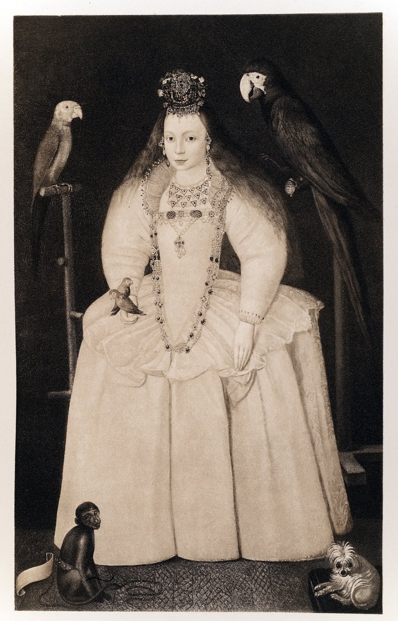 ಅರಬೆಲ್ಲಾ ಸ್ಟೀವರ್ಟ್ ಟರ್ಕ್ by Marcus Garret Gheeraerts the Younger