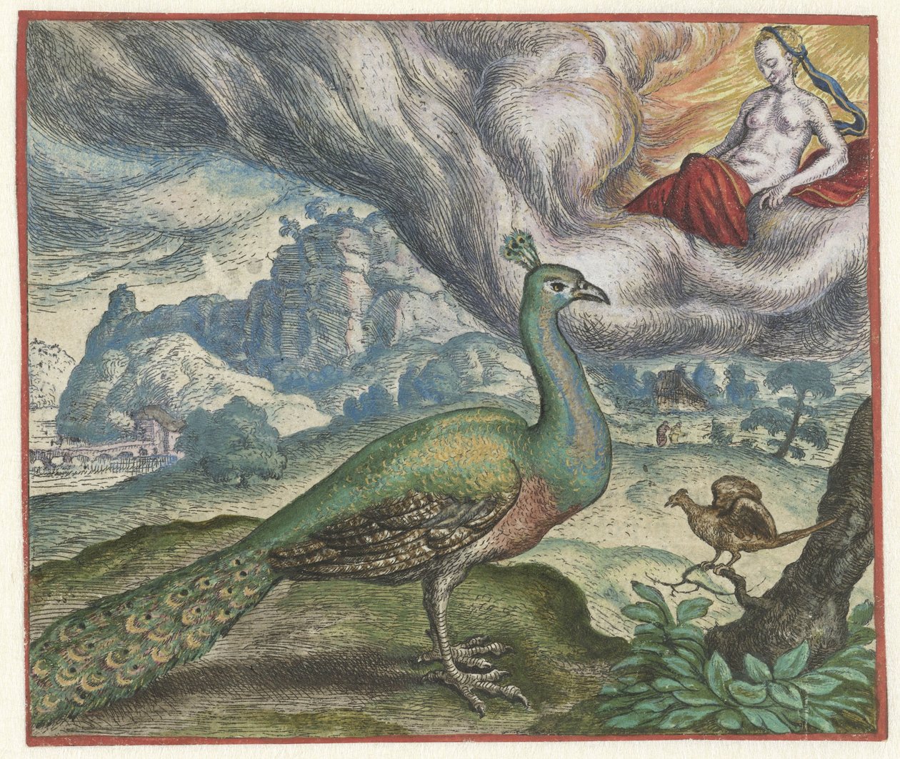 Tavus Kuşu ve Bülbül Masalı by Marcus Gheeraerts (I)