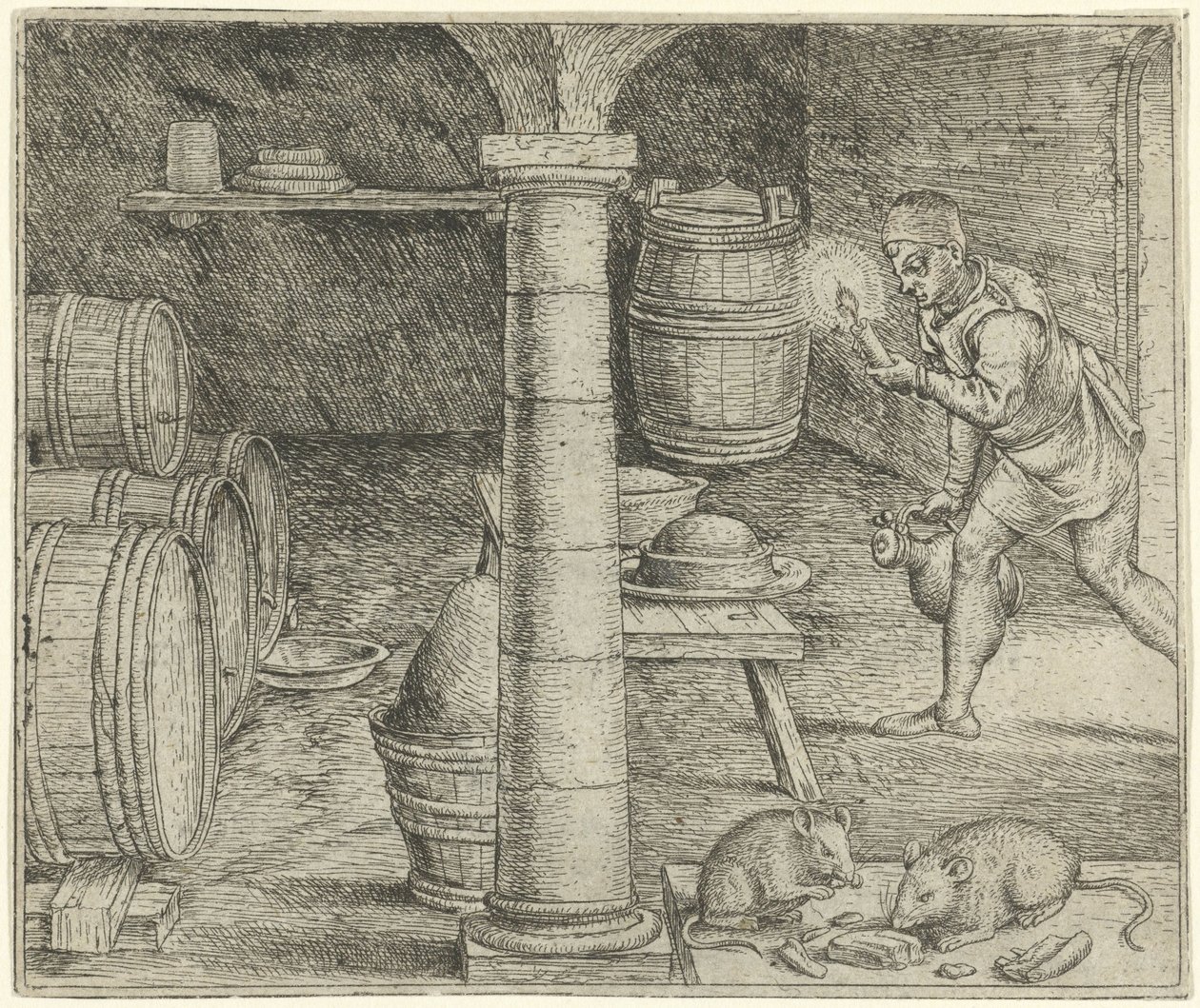 İki Farenin Masalı by Marcus Gheeraerts (I)