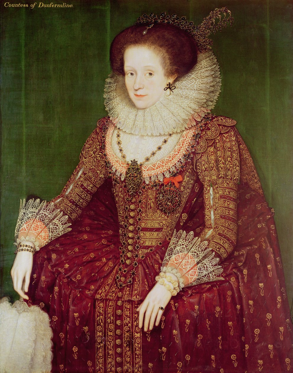 Margaret Hay, Dunfermline Kontesi by Marcus Gheeraerts