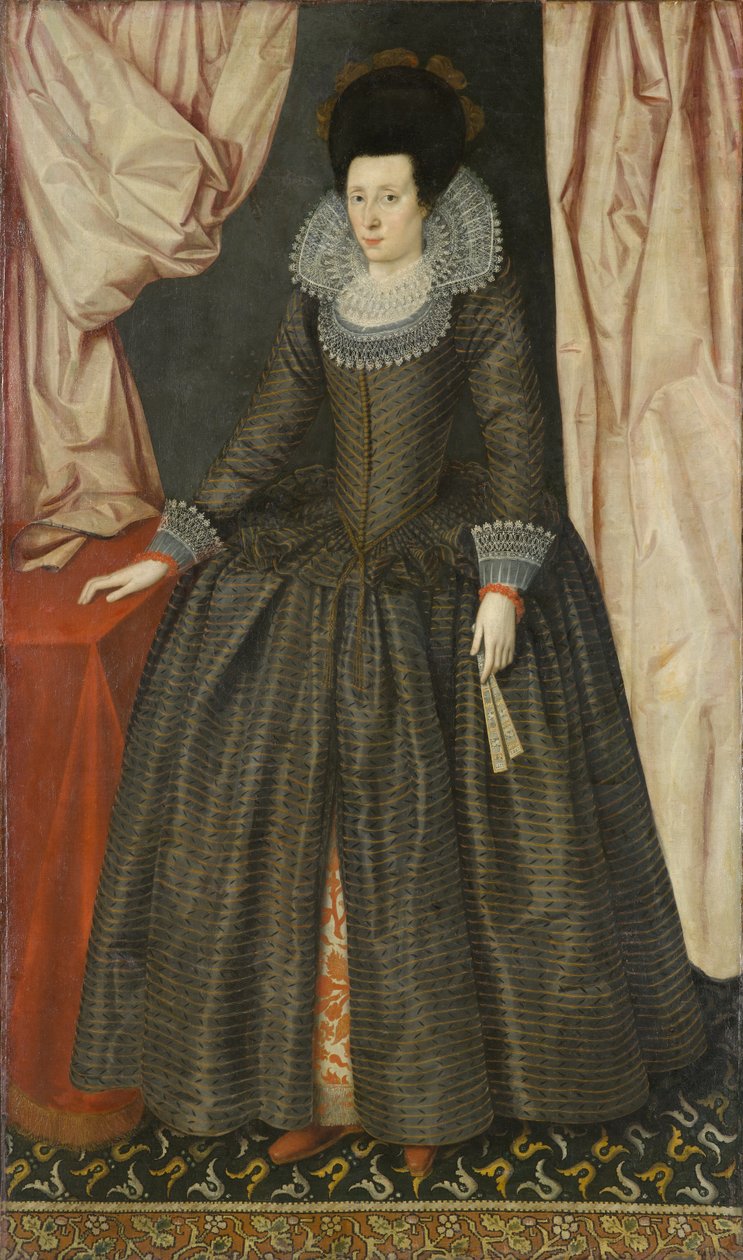 Bir Kadının Portresi, yaklaşık 1610 (tuval üzerine yağlı boya) by Marcus Gheeraerts