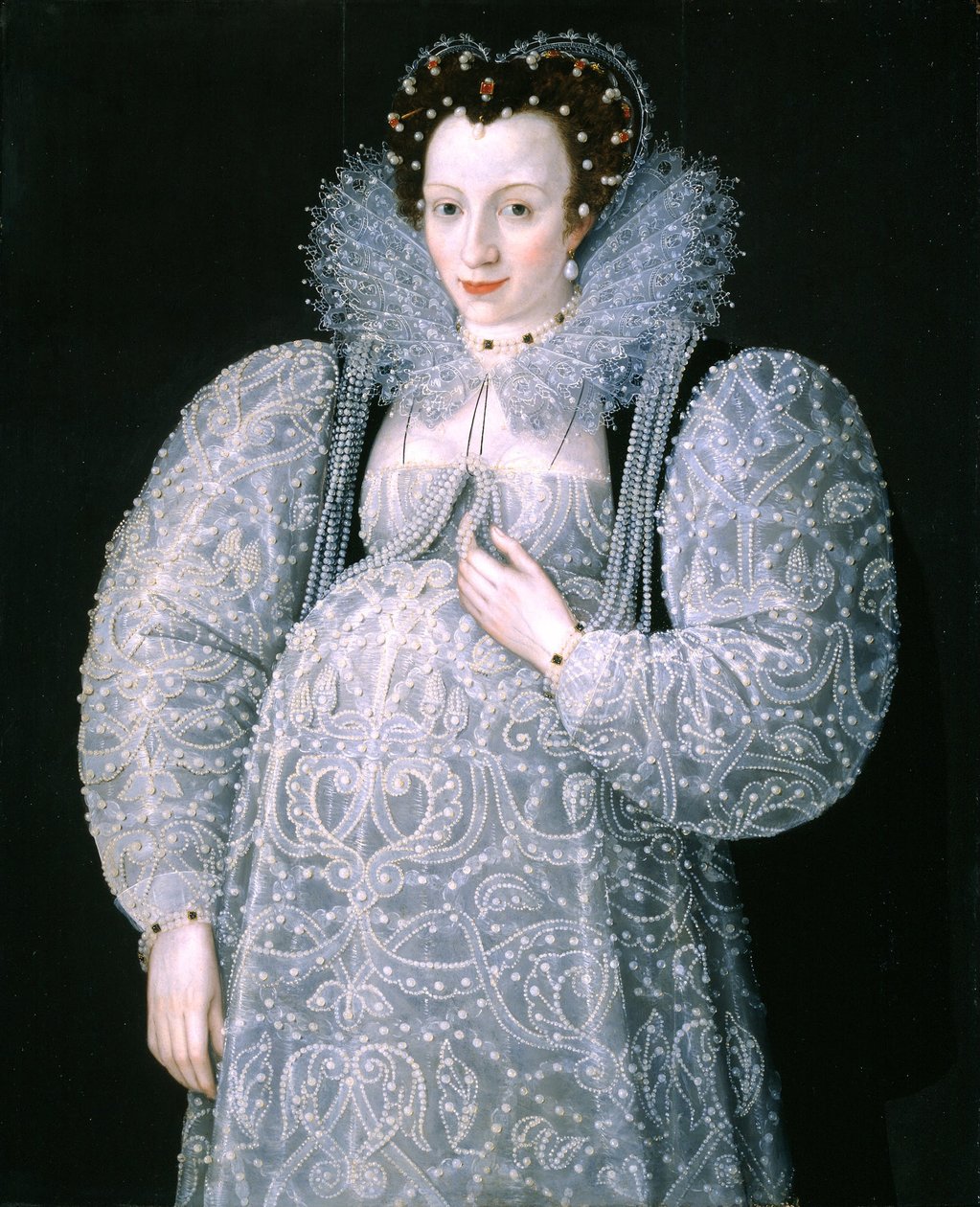 Bilinmeyen Bir Hanımın Portresi by Marcus Garret Gheeraerts the Younger