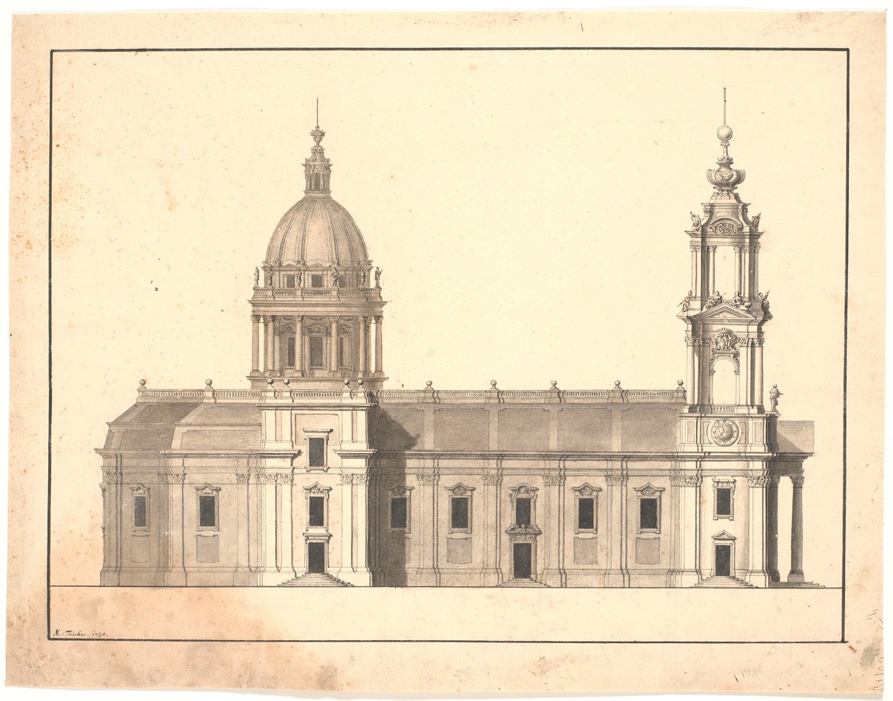 yandan görülen Aynı kilise, by Marcus Tuscher