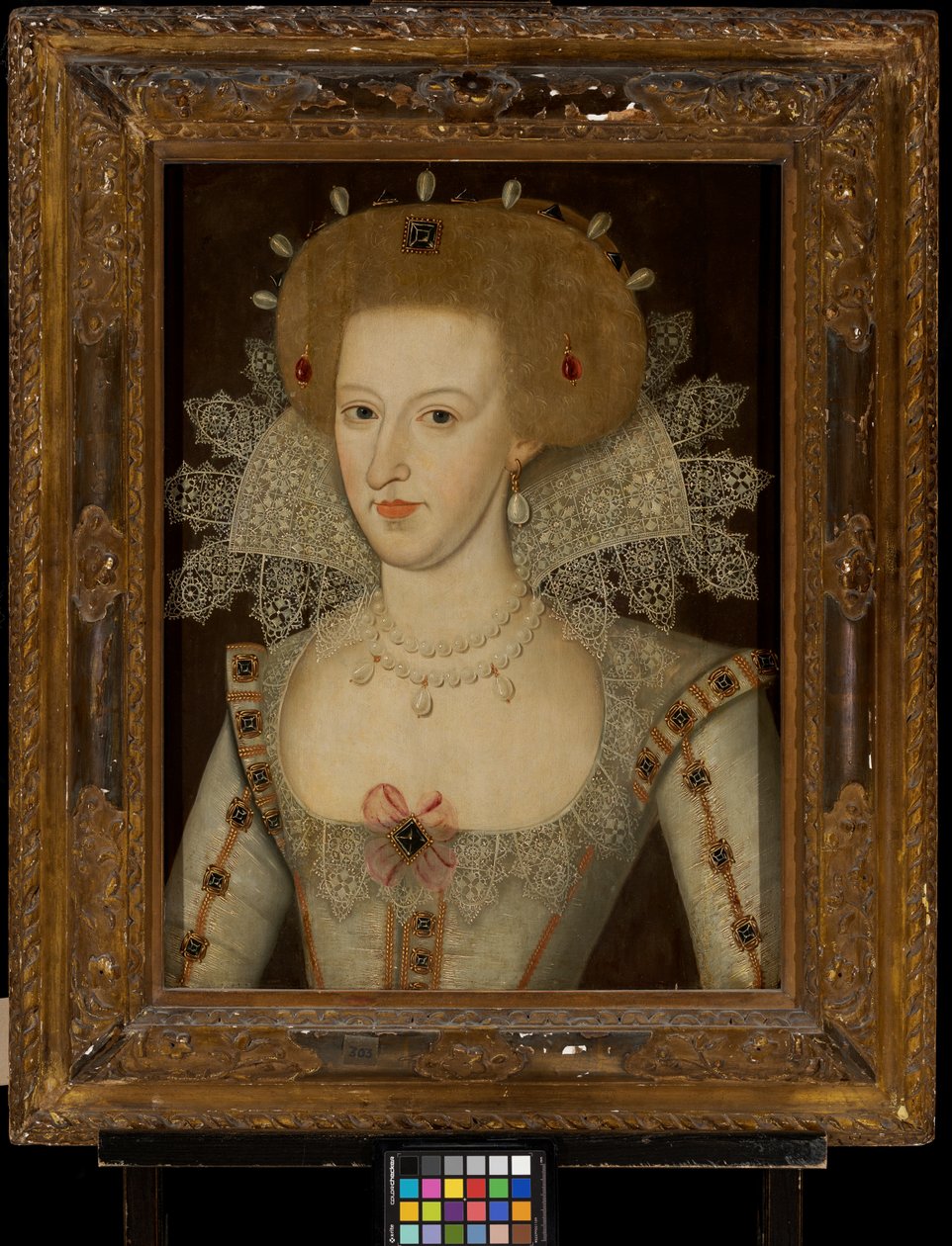 Danimarka Anne, I. ve VI. James Kraliçesi (1574-1619) by Marcus the Younger (circle of) Gheeraerts
