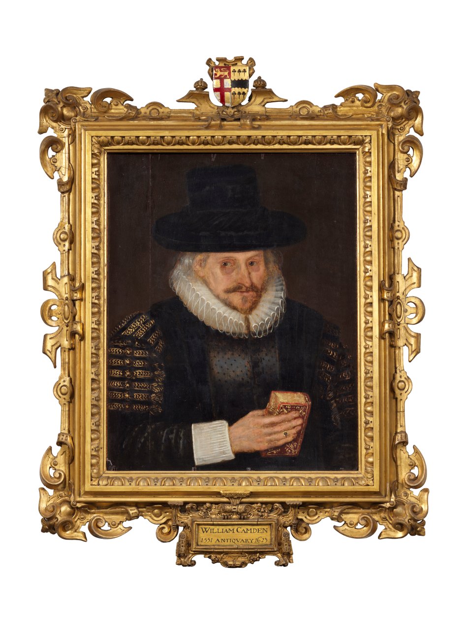 William Camden, Clarenceux Silah Kralı by Marcus the Younger (circle of) Gheeraerts