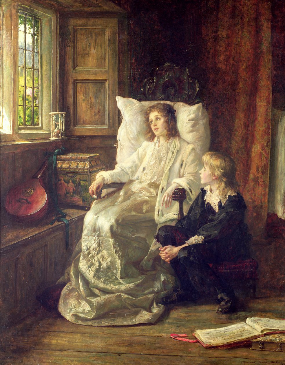 I. Charles'ın Çocukları by Margaret Isabel Dicksee